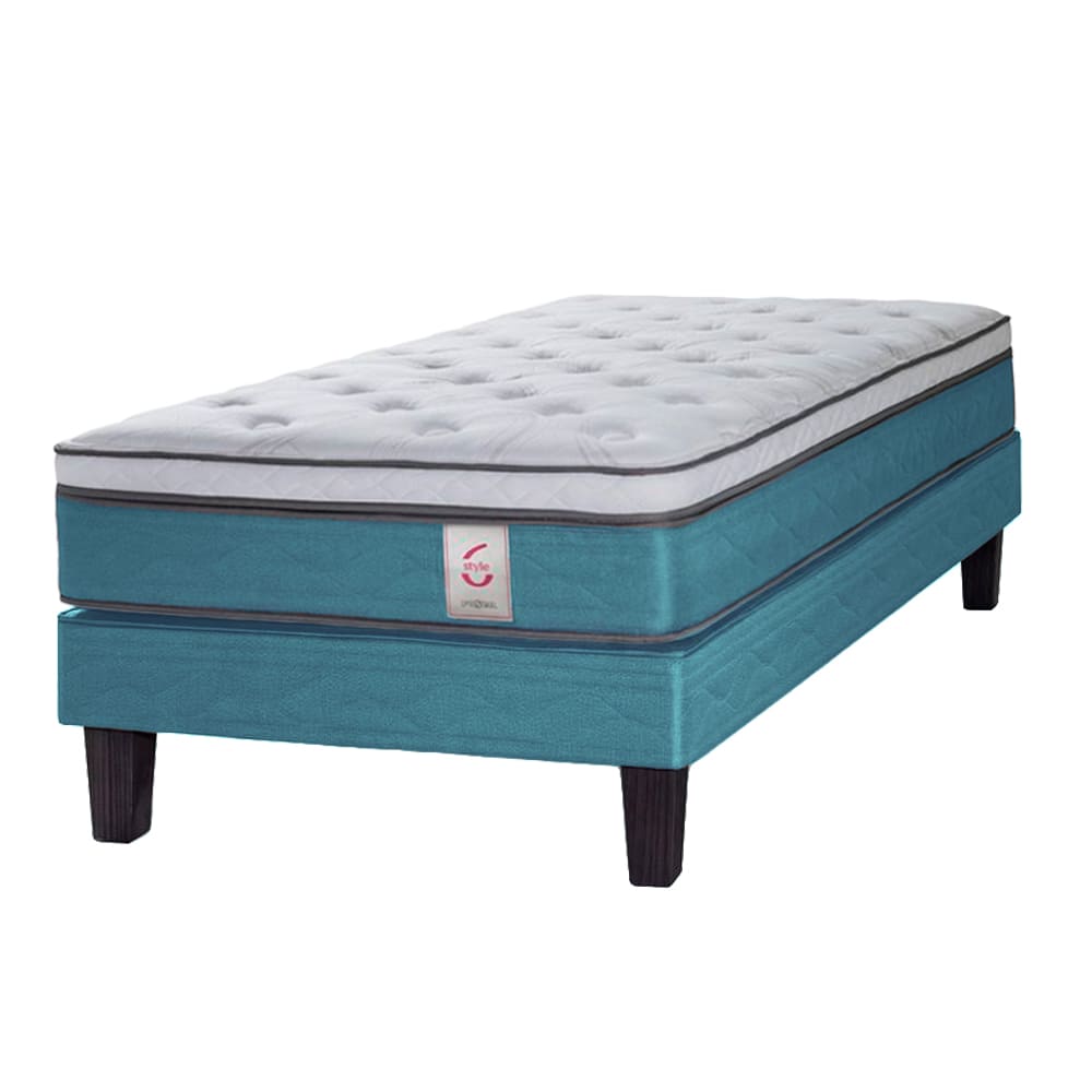 Box Tarima + Colchón Style 6 2 Plazas - Jade