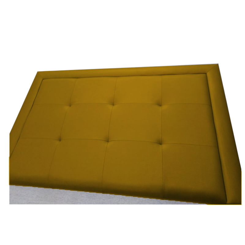Cabecera Tapizada Venus 2 Plazas - Amarillo