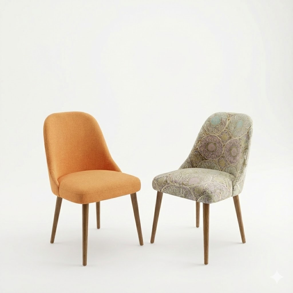 Juego de comedor Brissa 6 Sillas – Naranja