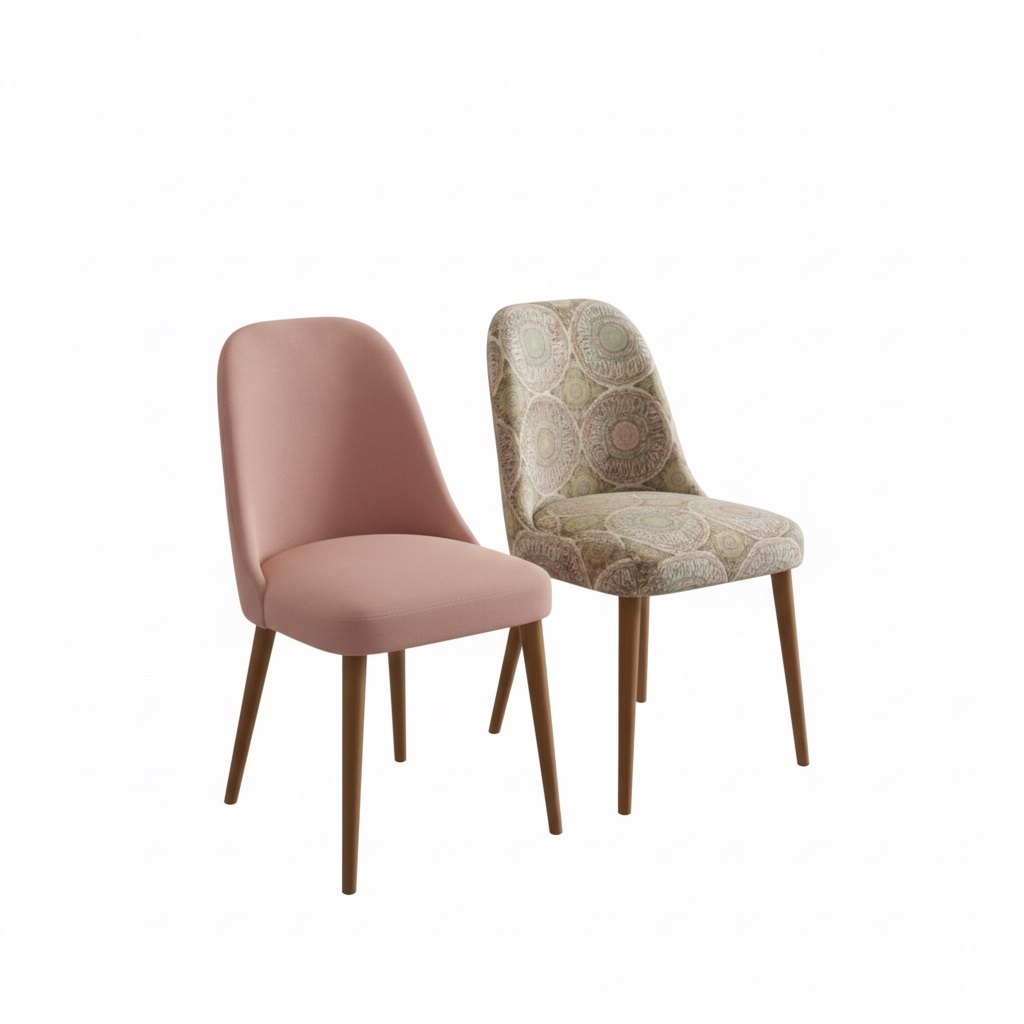 Juego de comedor Brissa 6 Sillas – Rosa