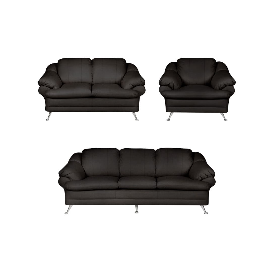 Juego de Sala Aurora 3-2-1 – Negro