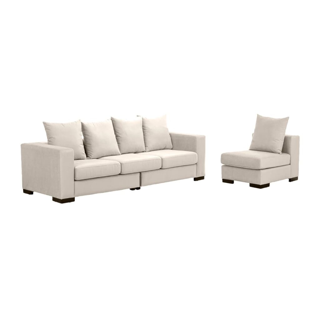 Juego de Sala New York 3-1 – Beige Claro