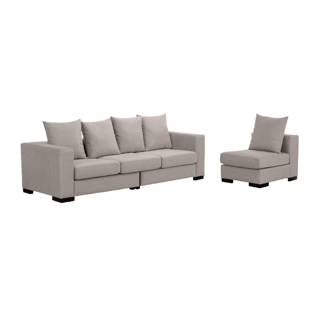 Juego de Sala New York 3-1 – Beige Oscuro