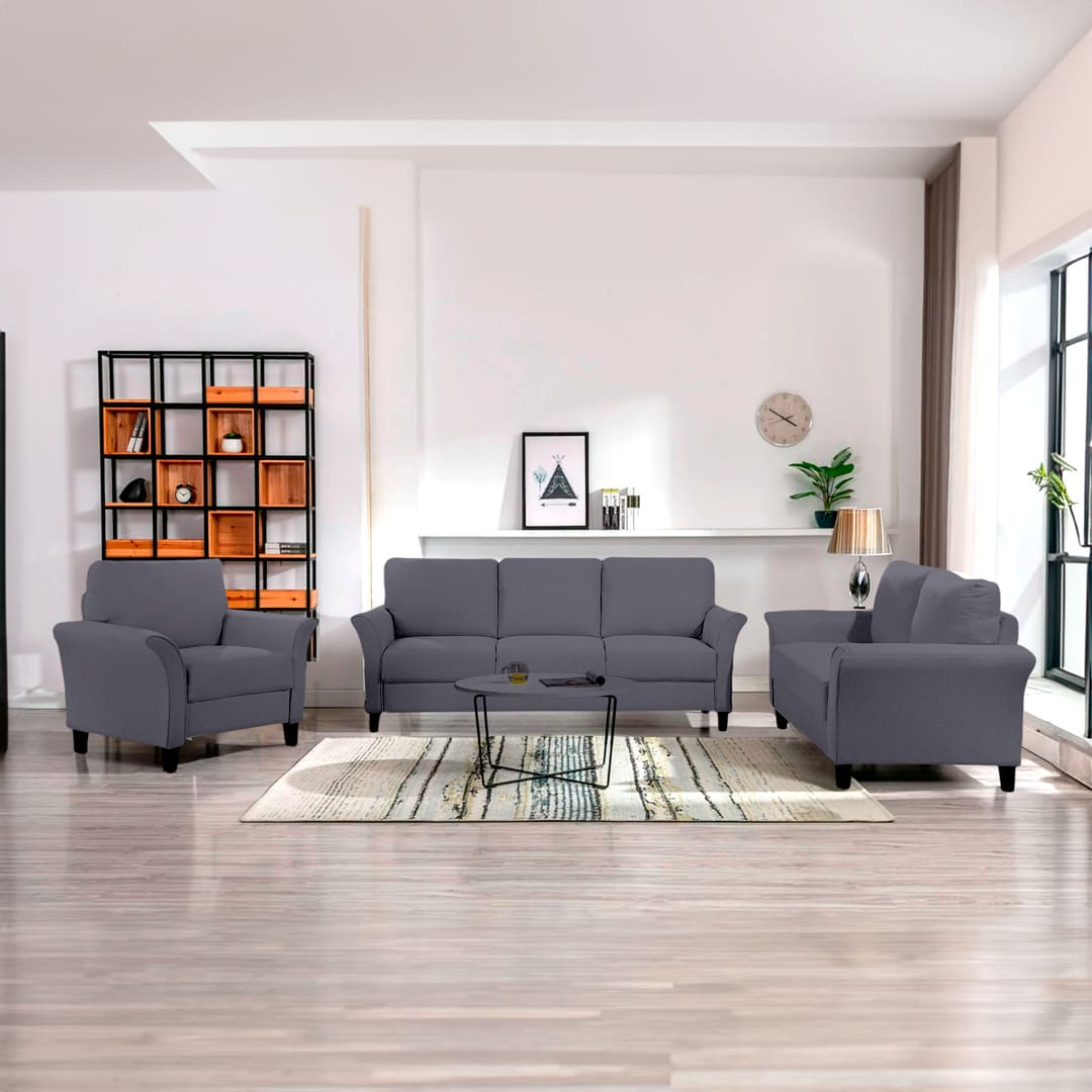 Juego de Sala Tilt 3-2-1 - Gris oscuro