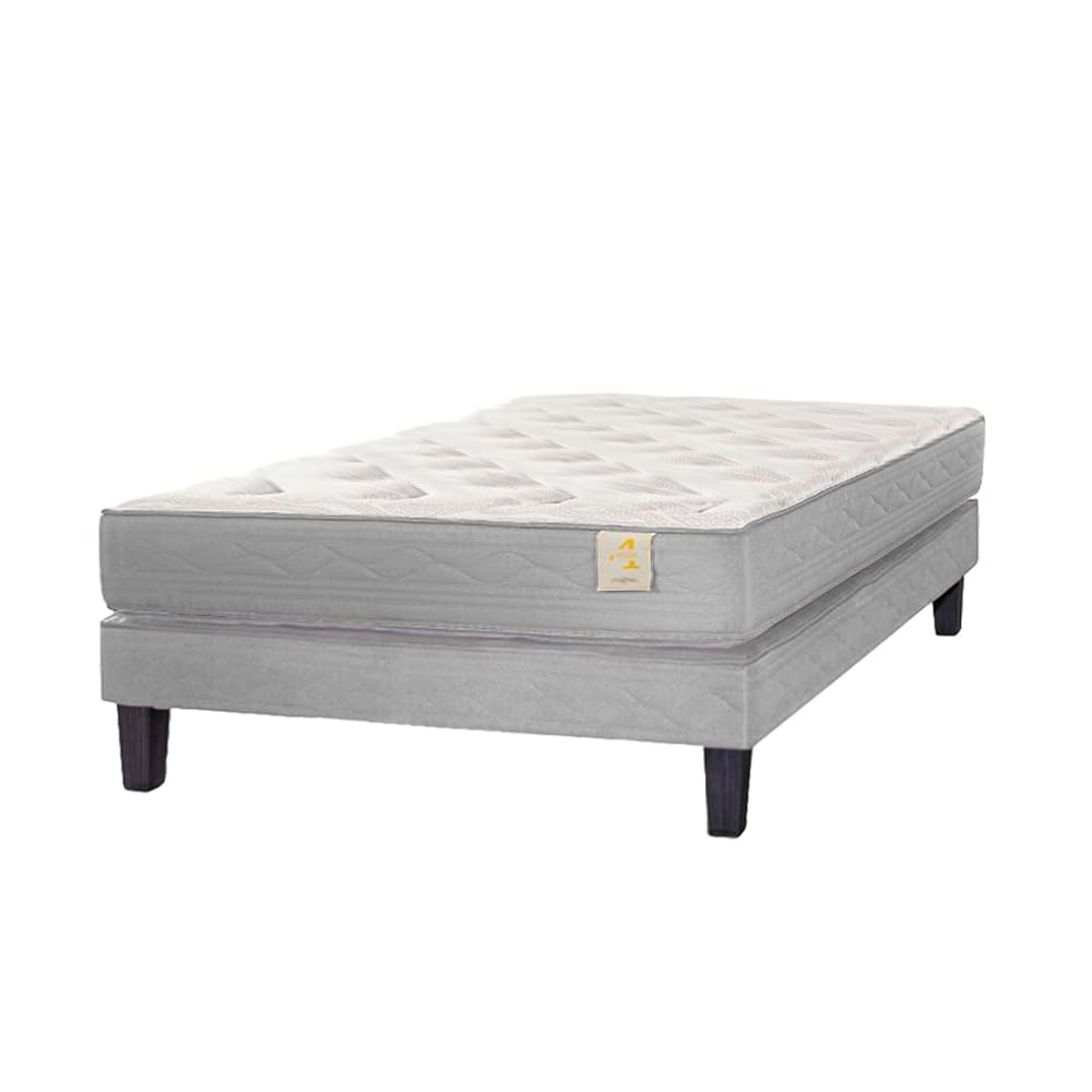 Box Tarima + Colchón Style 4 2 Plazas - Hueso