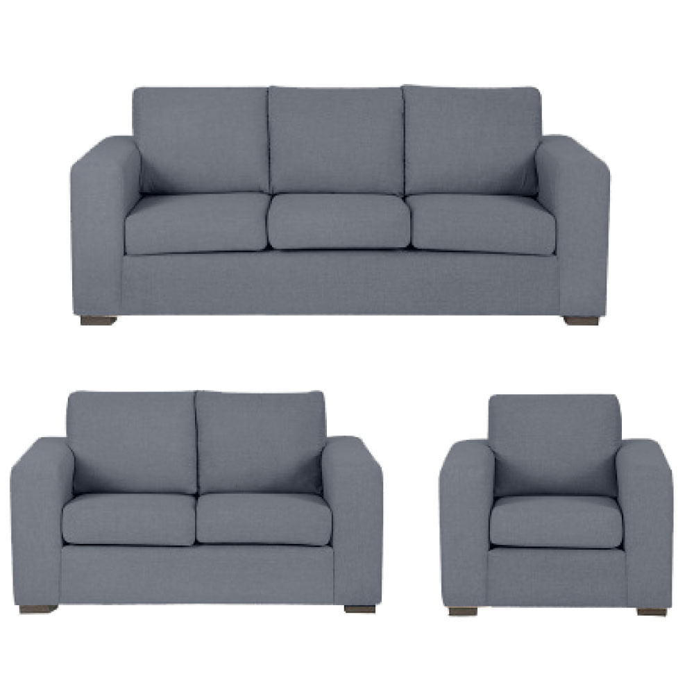 Juego de Sala Sevilla 3-2-1 – Gris oscuro