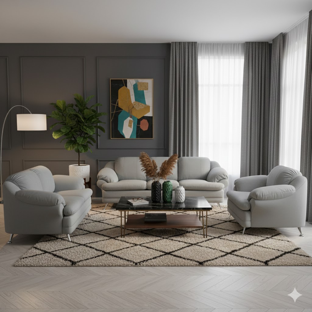 Juego de Sala Aurora 3-2-1 – Silver