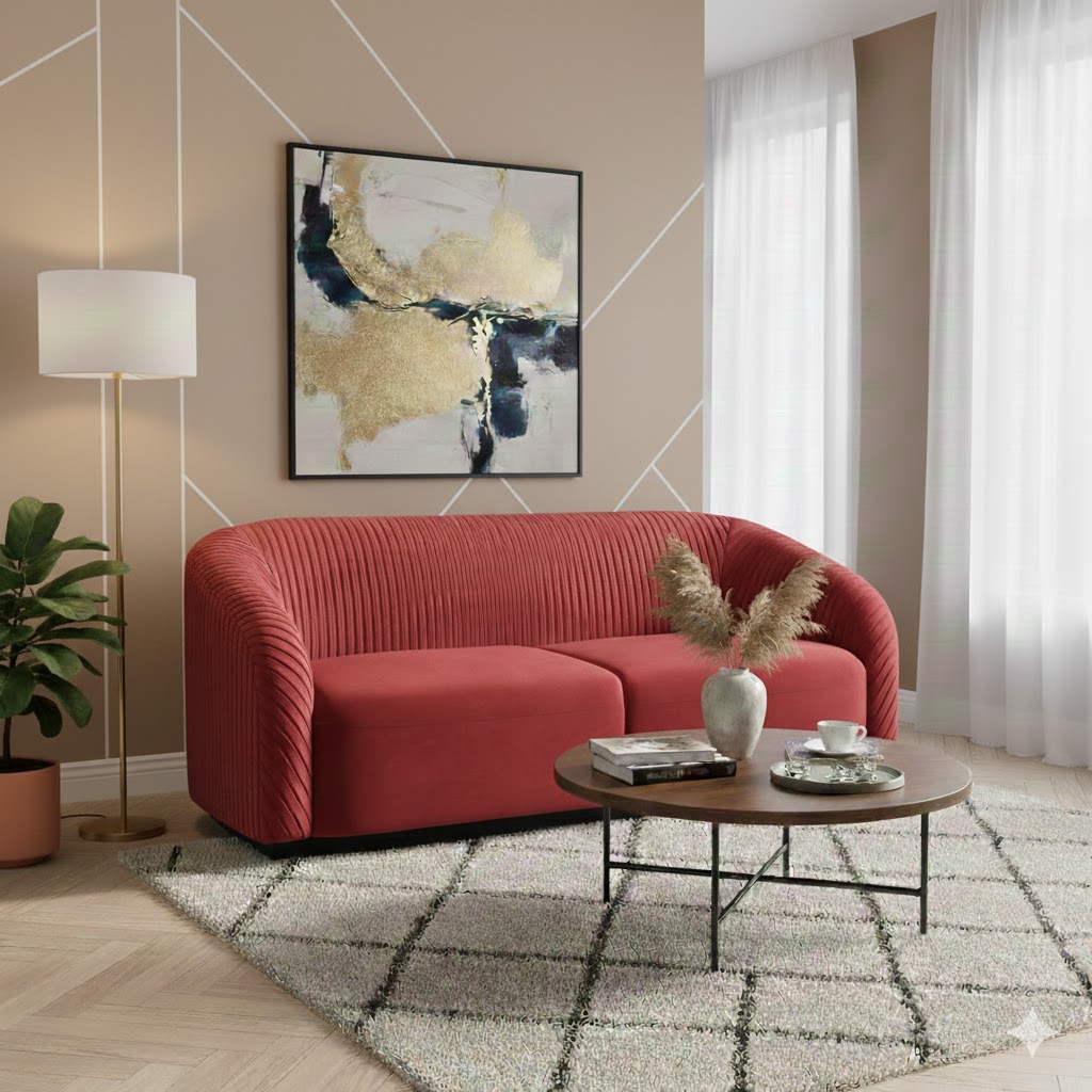 Sofá Barcelona – Color Rojo