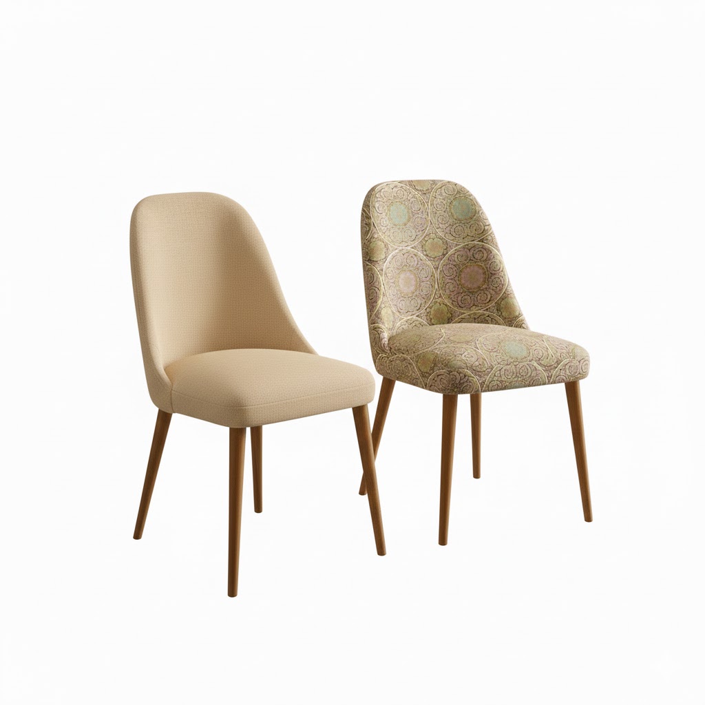 Juego de comedor Brissa 6 Sillas – Beige