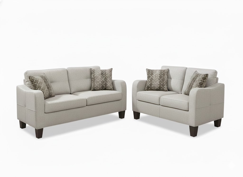 Juego de Sala Brownie 3-2 – Gris Plata