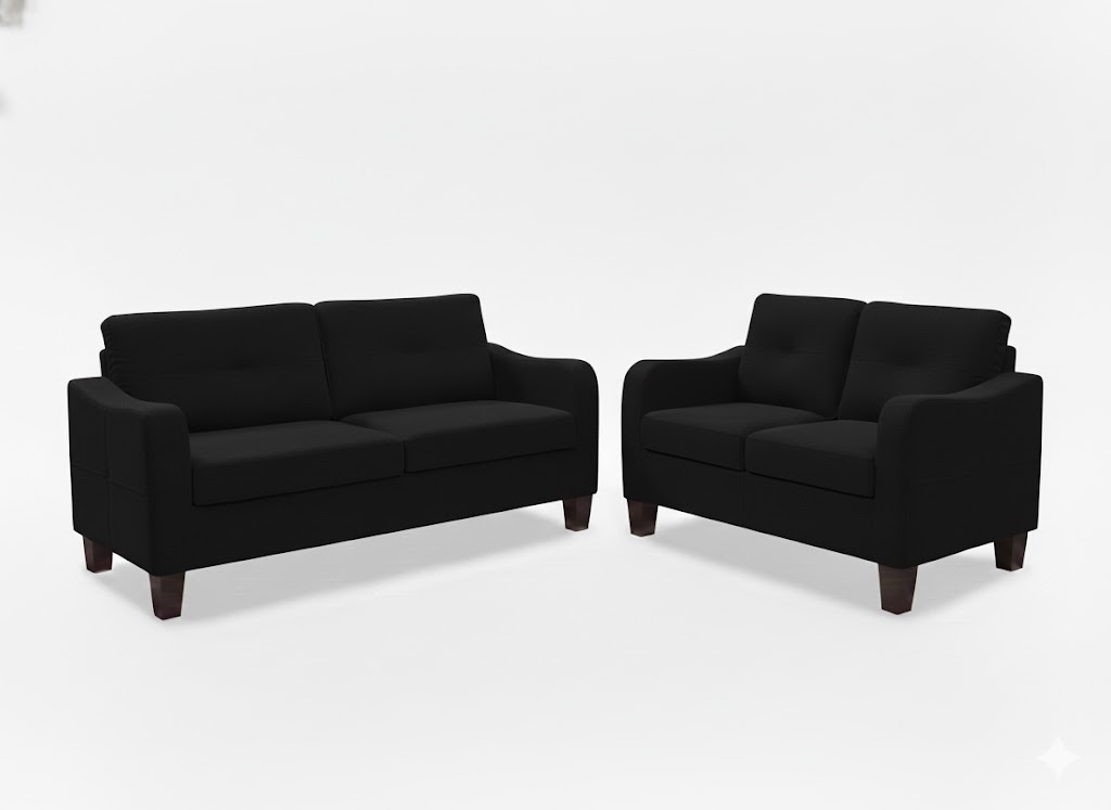 Juego de Sala Brownie 3-2 – Negro