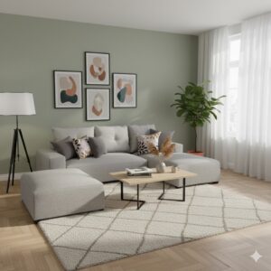 Seccional Dakota Izquierdo - Gris Plata