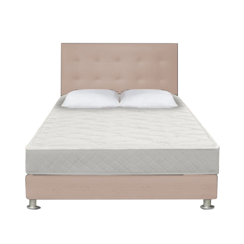 Cama Tapizada Bilbao 2 Plazas - Lila