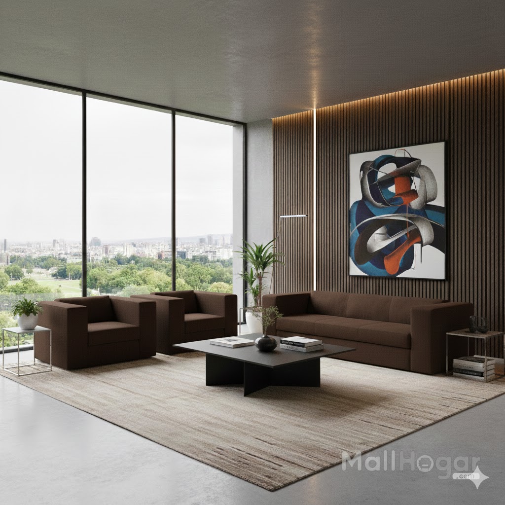 Juego de Sala Dubai 3-1-1 – Chocolate