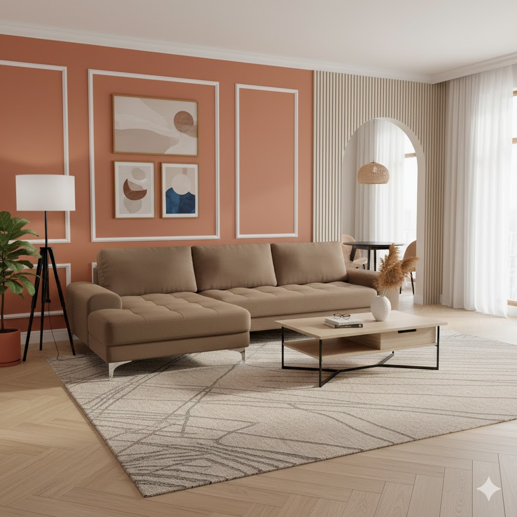 Seccional Ivanna – Beige oscuro