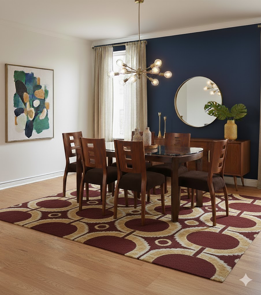 Juego de comedor Maya 6 Sillas – Caoba