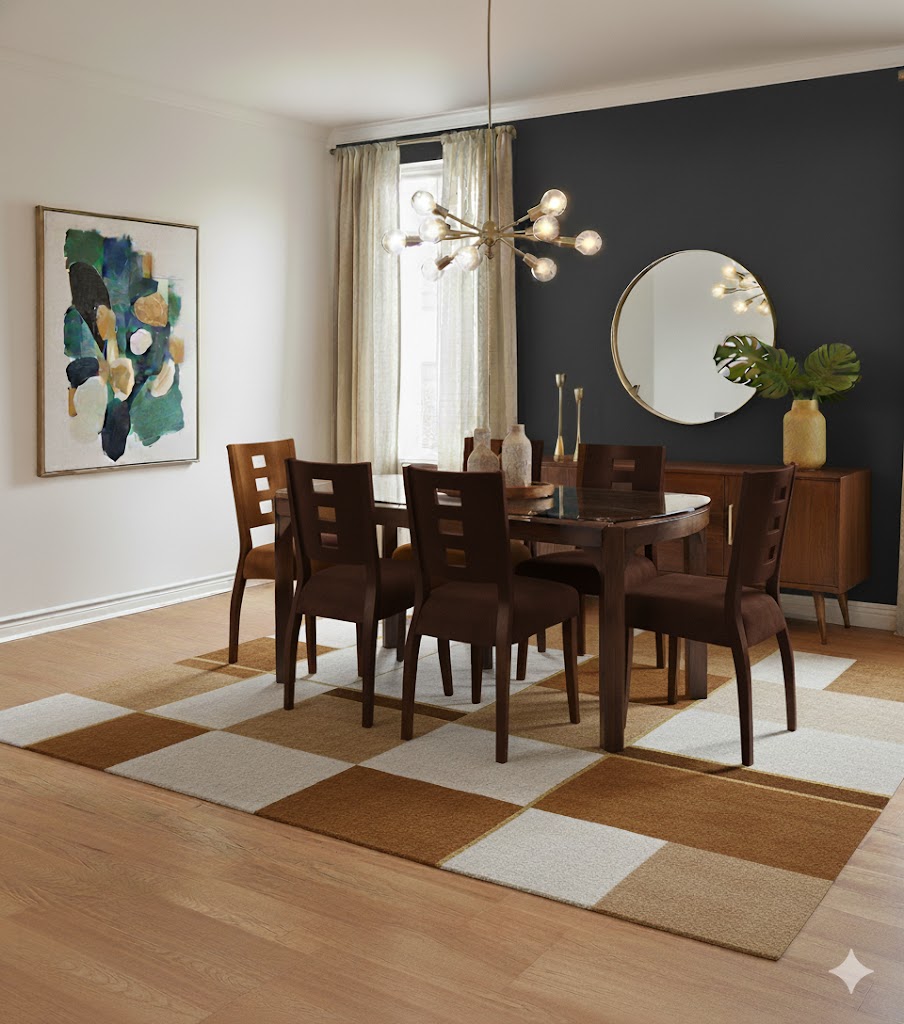 Juego de comedor Maya 6 Sillas – Chocolate