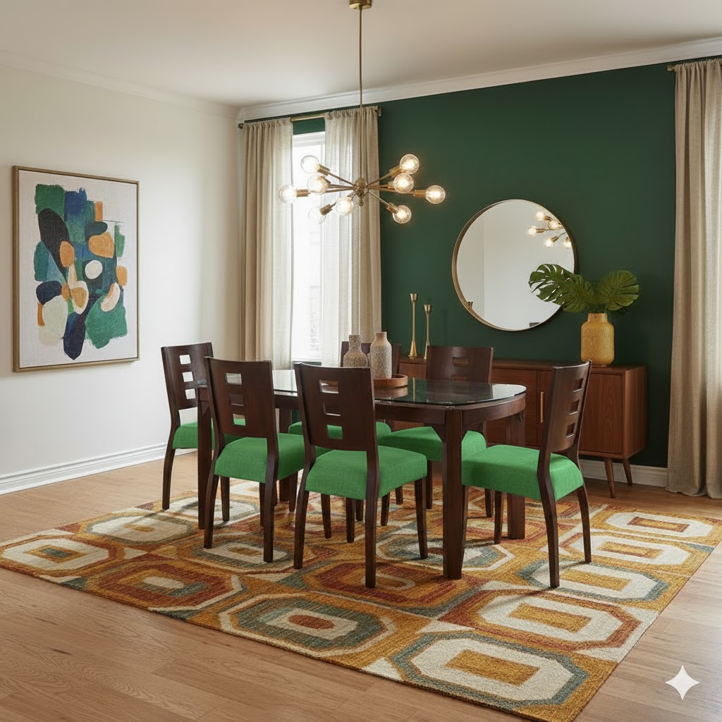 Juego de comedor Maya 6 Sillas – Jade