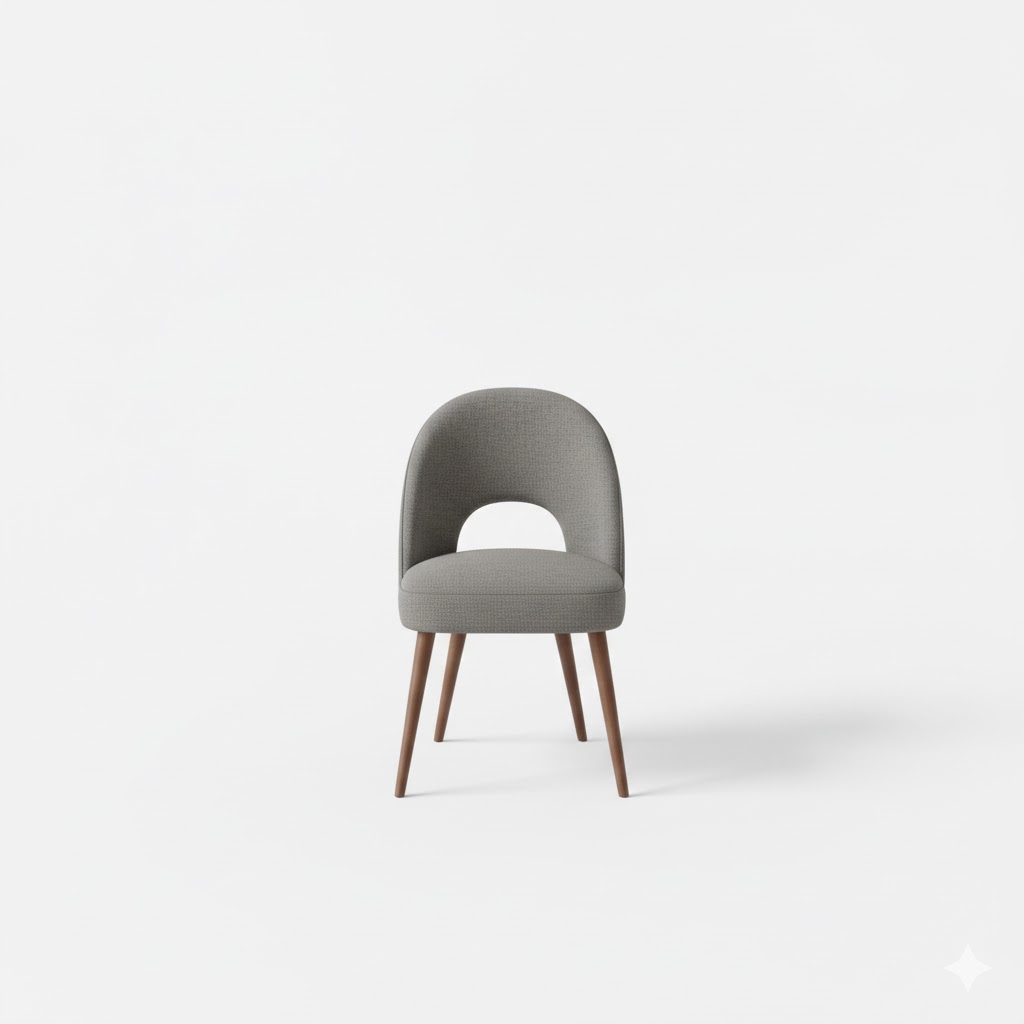 Juego de comedor Redondo Media Luna – Plomo