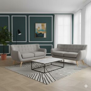 Juego de Sala Montana 2-2 - Gris Plata