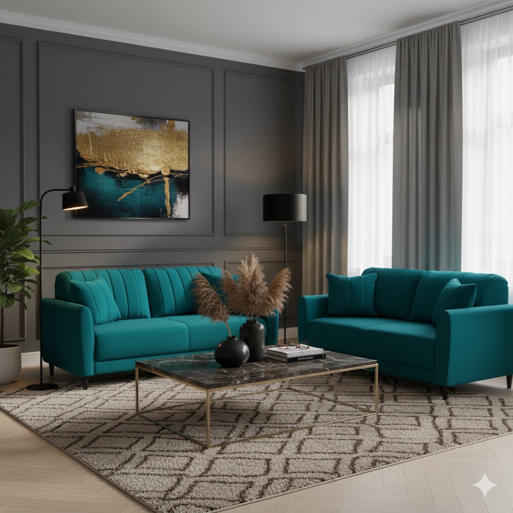 Juego de Sala Paris 3-2 – Esmeralda