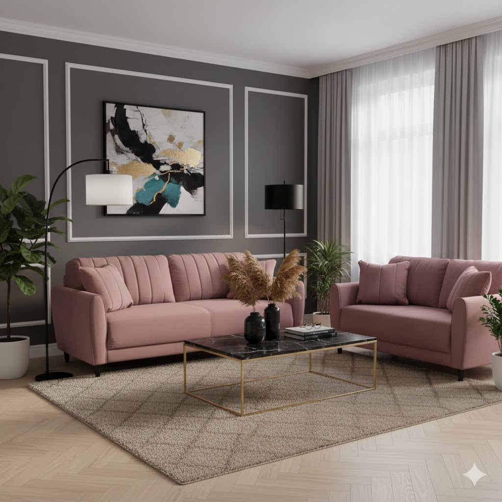 Juego de Sala Paris 3-2 – Palo Rosa