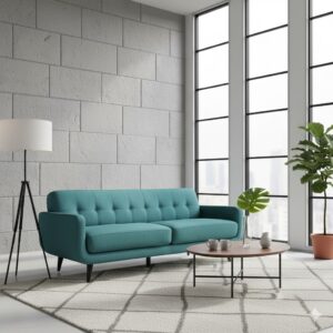 Sofá 3 Cuerpos Rocco - Verde Militar