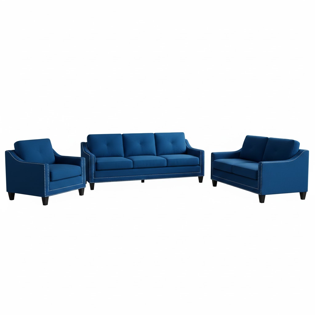 Juego de Sala Sam 3-2-1 – Azul