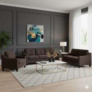 Juego de Sala Sam 3-2-1 - Chocolate