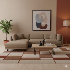 Seccional Edimburgo Izquierdo - Beige Oscuro