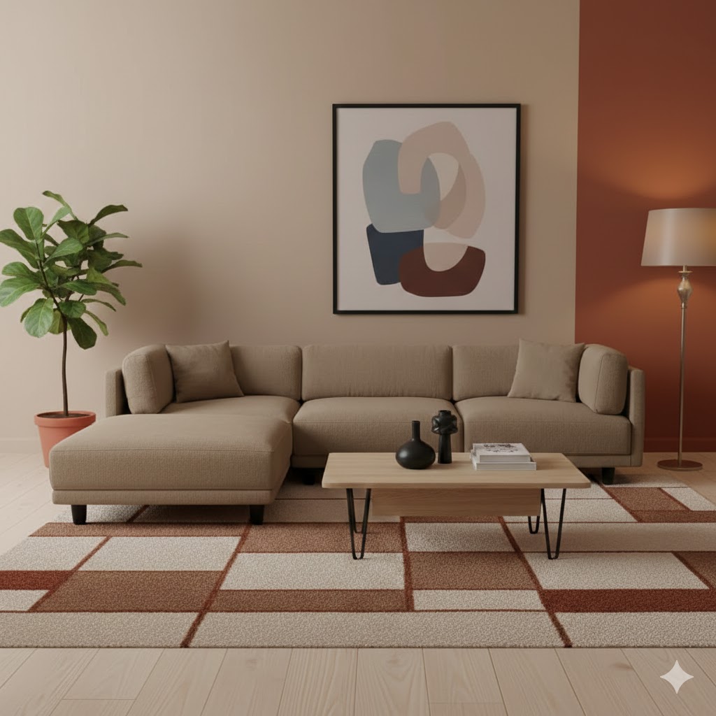 Seccional Edimburgo Izquierdo – Beige Oscuro