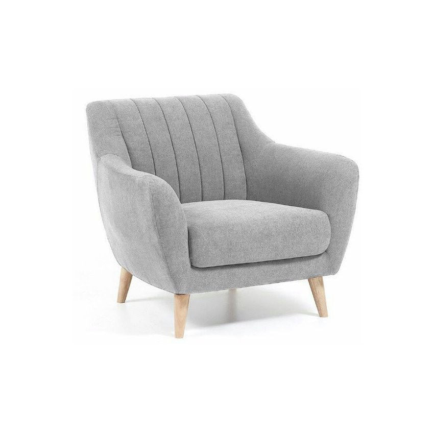 Sillón 1 Cuerpo Modric – Gris Plata