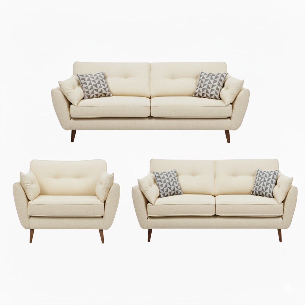 Juego de Sala Turín 3-2-1 – Ivory