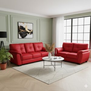 Juego de Sala Vale 3-2 - Rojo Cereza