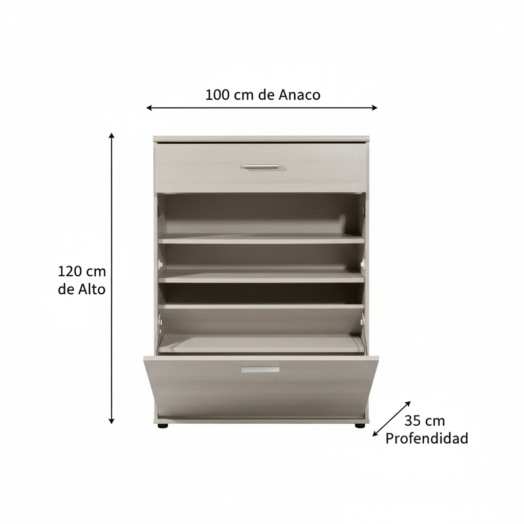 Zapatera Sicilia 30 Pares – Blanco