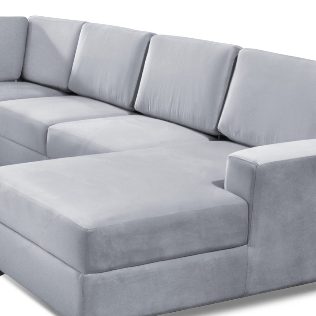 Seccional Pacífico Derecho + Banqueta – Gris