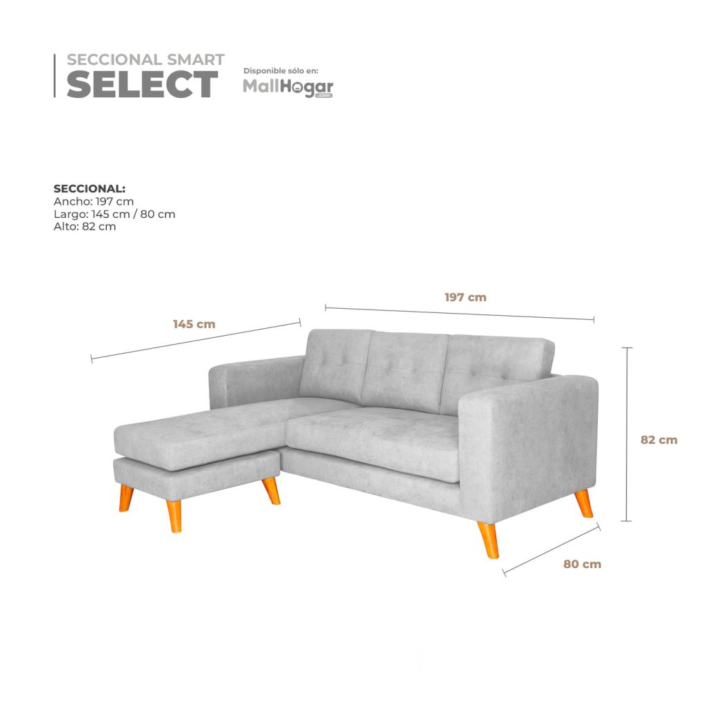 Seccional Smart Select Intercambiable Plata