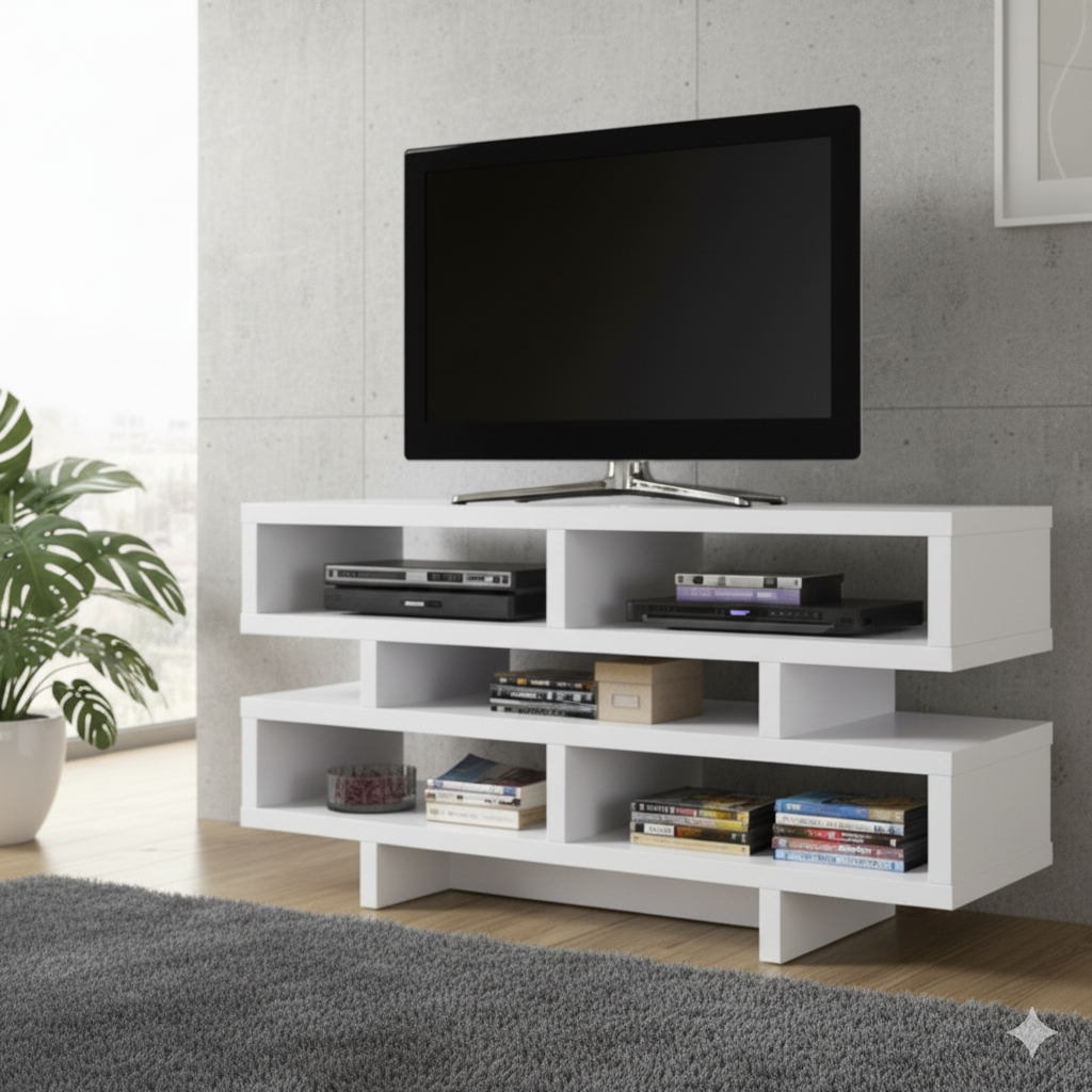 Centro de Entretenimiento Kelly TV 40 pulgadas – Blanco