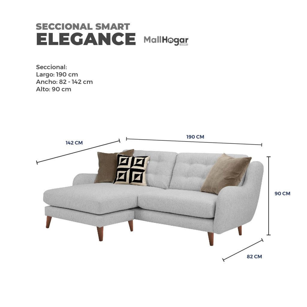 Seccional Smart Intercambiable – Plata