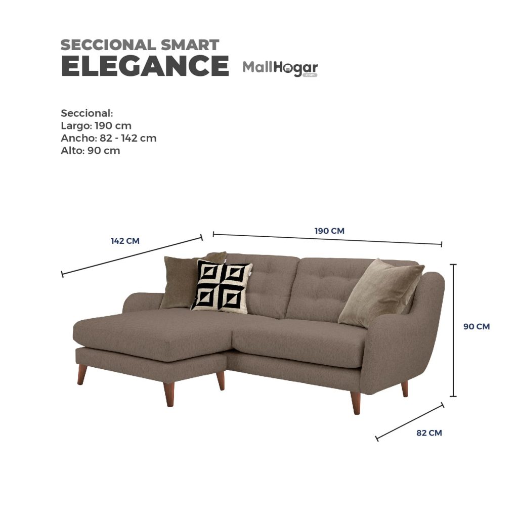 Seccional Smart Elegance Intercambiable