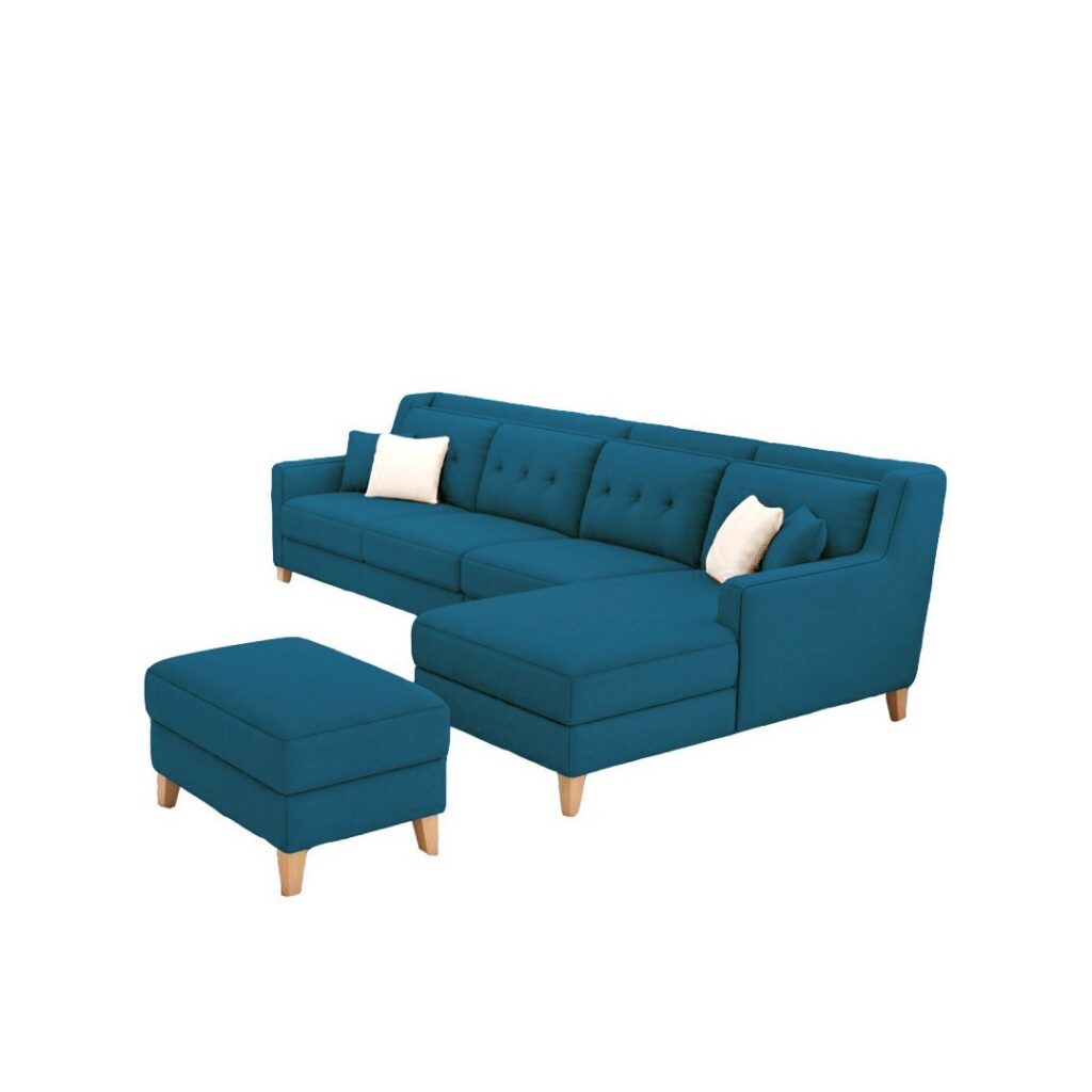 Seccional Diana Derecho + Banqueta – Cobalto