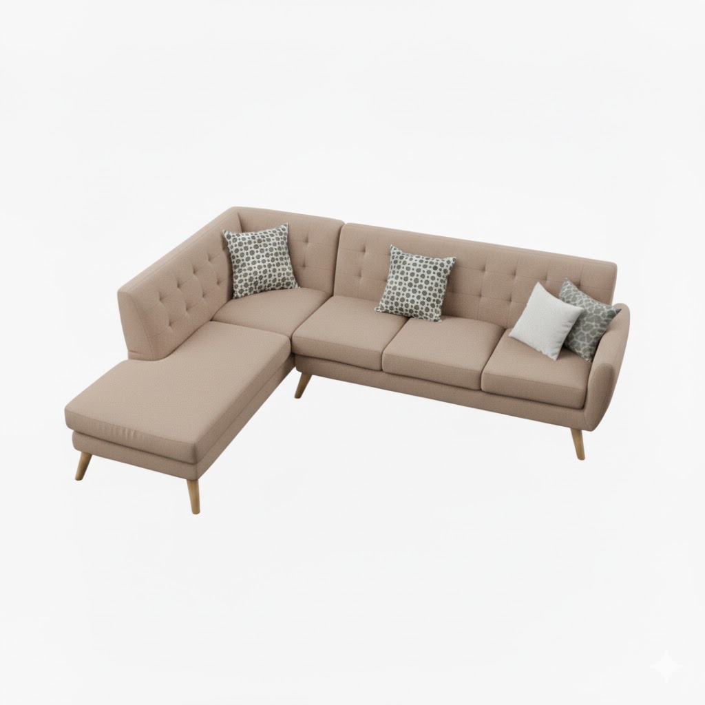 Seccional Felicia Izquierdo – Beige oscuro