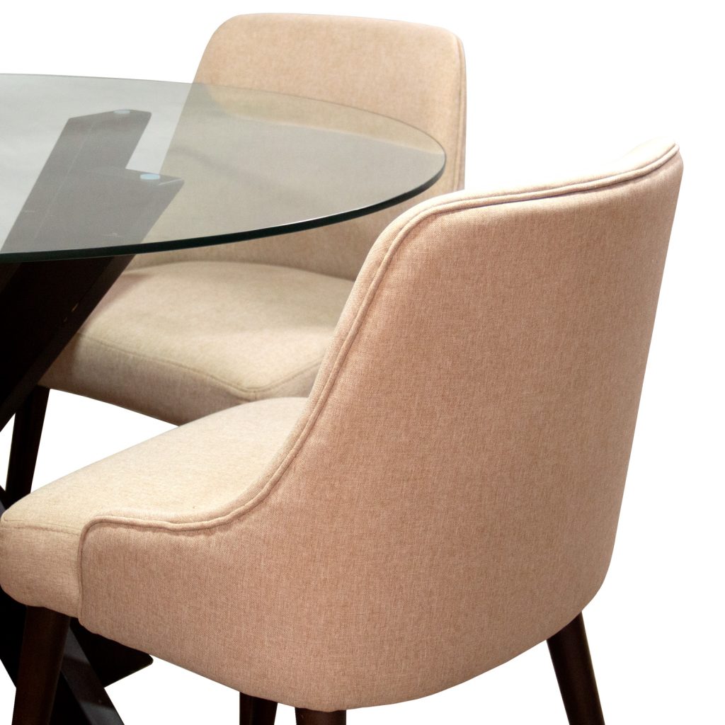 Juego de comedor Lidia 4 Sillas – Beige