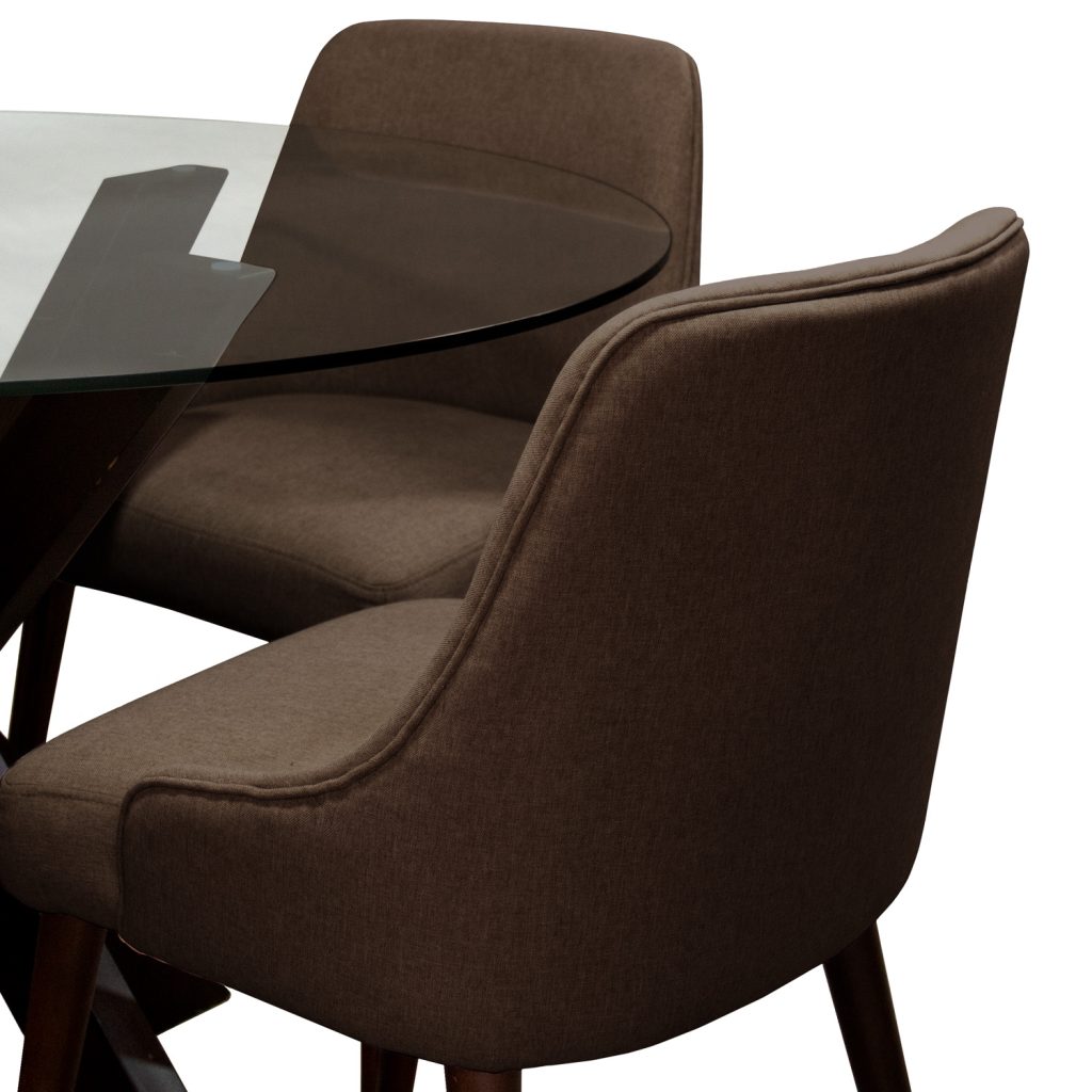 Juego de comedor Lidia 4 Sillas – Chocolate