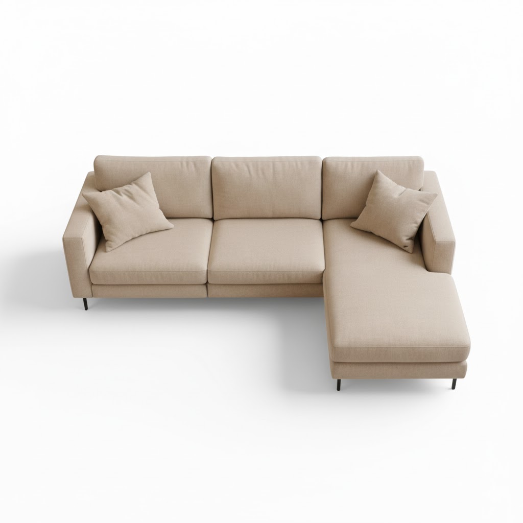 Seccional Alessia Derecho – Beige Claro