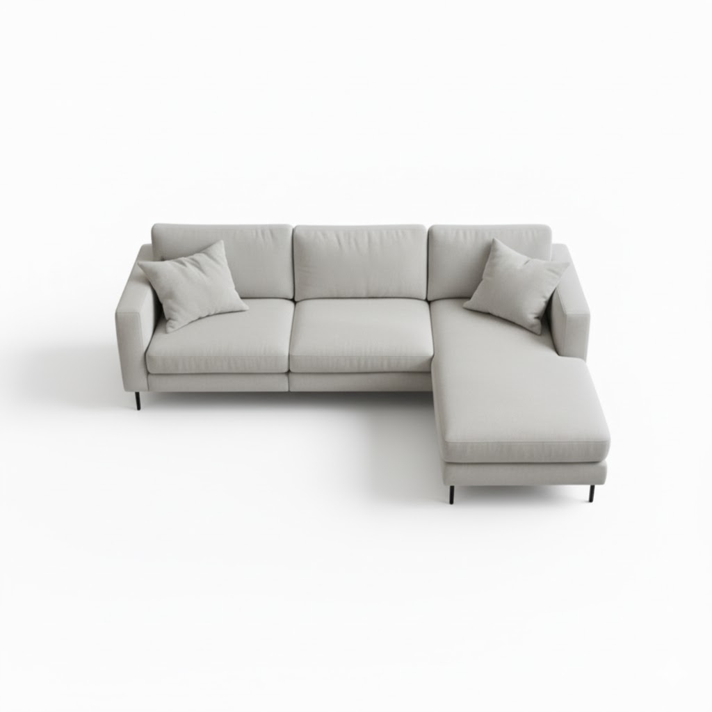 Seccional Alessia Derecho – Gris Plata