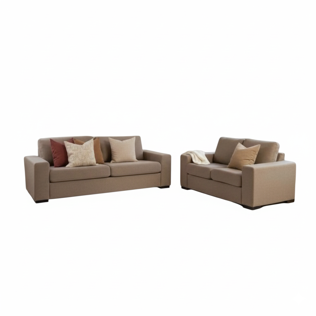 Juego de Sala Taylor 3-2 – Beige Oscuro