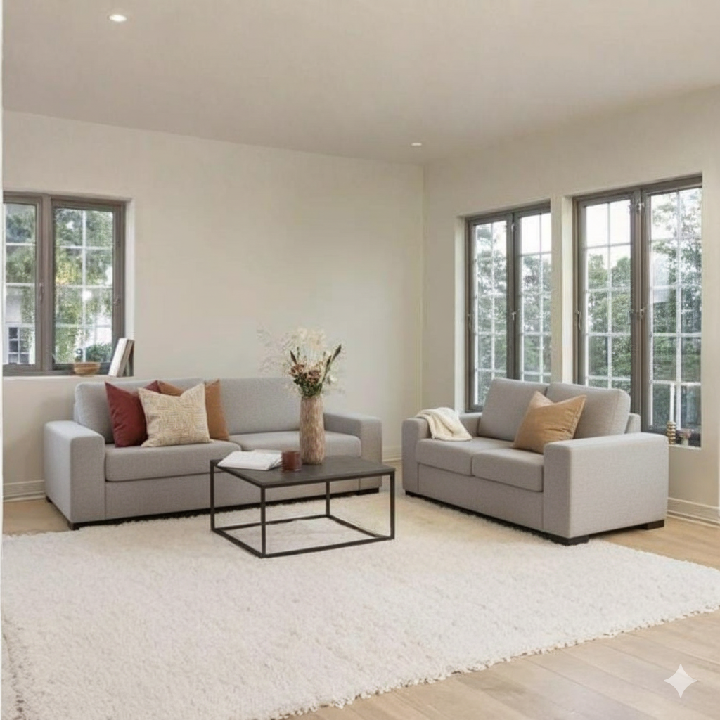 Juego de Sala Taylor 3-2 – Gris Plata