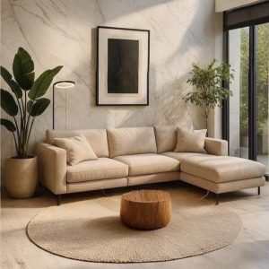 Seccional Alessia Derecho - Beige Claro