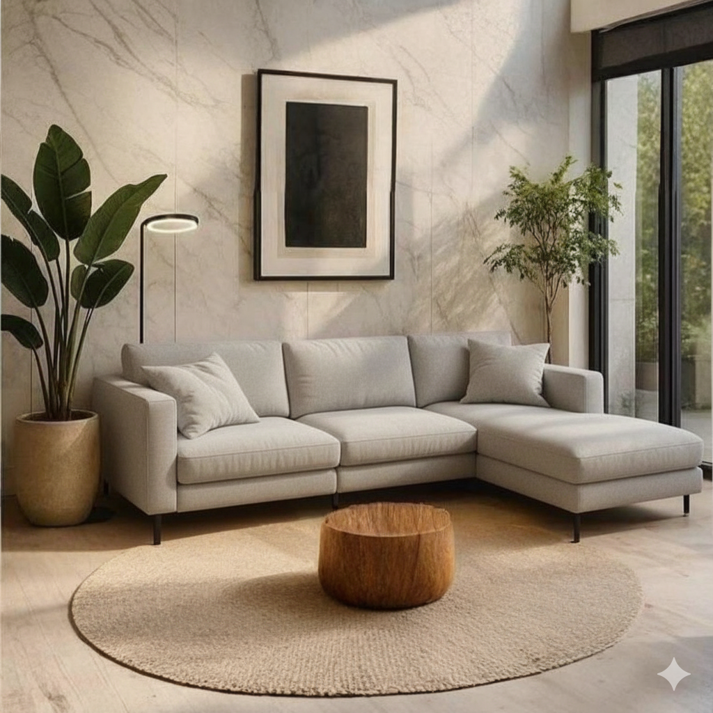 Seccional Alessia Derecho – Gris Plata